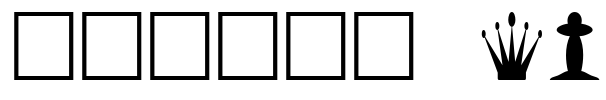 Schach DB Font Image