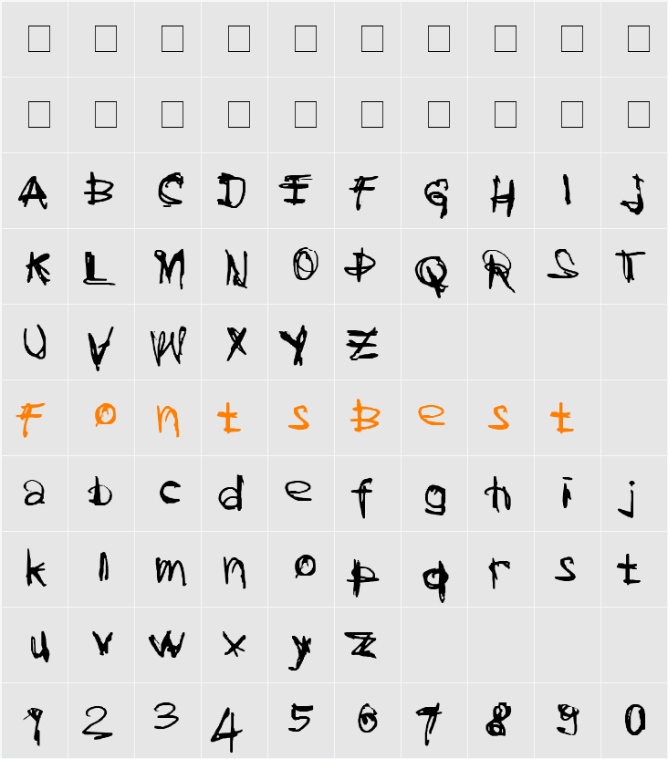 CoercionNaked Character Map