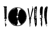Knives Font Image