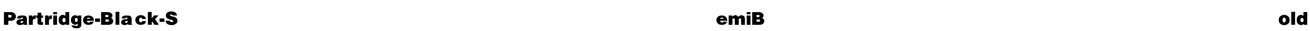 Partridge-Black-SemiBold Font Image