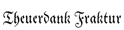 Theuerdank Fraktur Font Image
