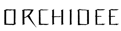 Orchidee Font Image