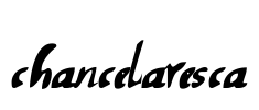 chancelaresca Font Image