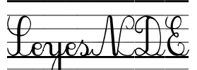 SeyesNDE Font Image