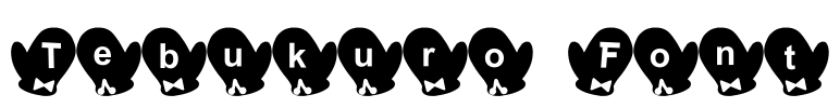 Tebukuro Font Font Image