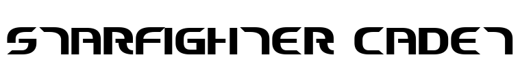 Starfighter Cadet Font Image
