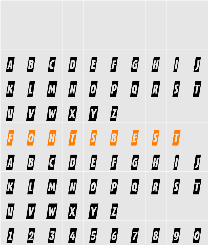 a_FrudgerCmObl Character Map
