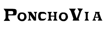 PonchoVia Font Image