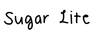 Sugar Lite Font Image