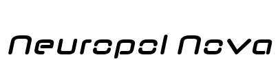 Neuropol Nova Font Image