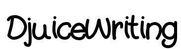 DjuiceWriting Font Image