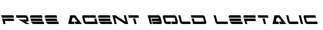 Free Agent Bold Leftalic