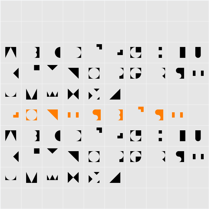 Deko Character Map