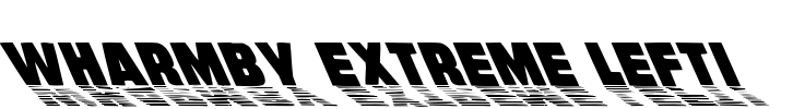 Wharmby Extreme Lefti Font Image