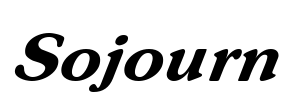Sojourn Font Image