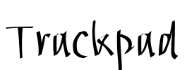 Trackpad Font Image