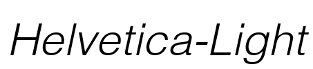 Helvetica-Light