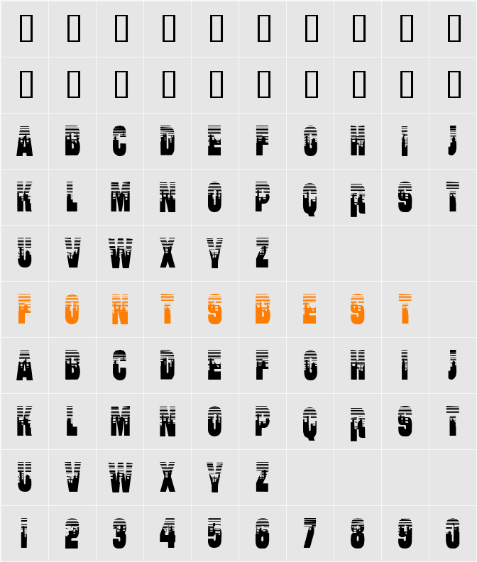 JI-Poised Character Map