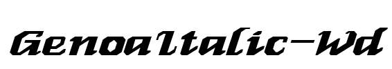 GenoaItalic-Wd