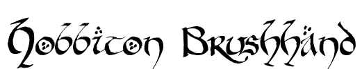 Hobbiton Brushhand Font Image
