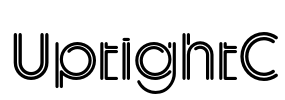 UptightC Font Image