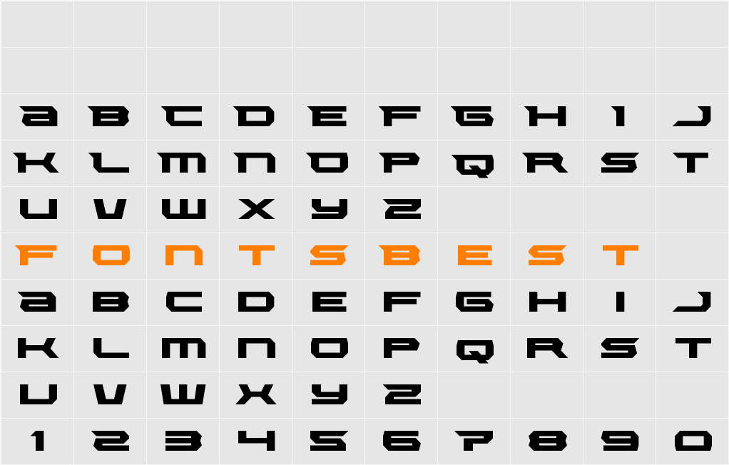 Lethal Force Expanded Character Map