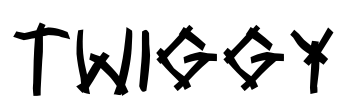 Twiggy Font Image