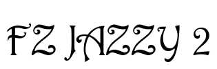 FZ JAZZY 2 Font Image