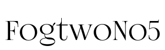 FogtwoNo5 Font Image