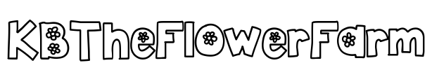 KBTheFlowerFarm Font Image