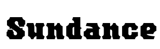 Sundance Font Image