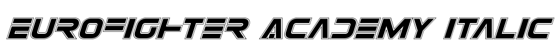 Eurofighter Academy Italic