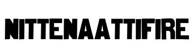 nittenaattifire Font Image