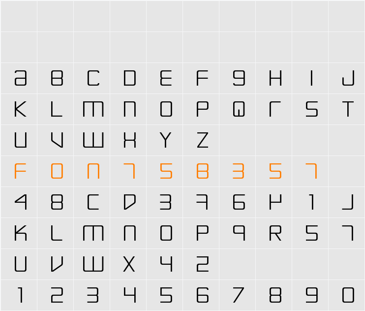 Escape Artist Expanded Character Map
