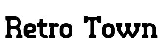 Retro Town Font Image