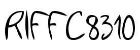 RIFFC8310 Font Image