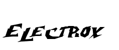 Electrox  Font Image