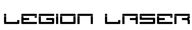 Legion Laser Font Image