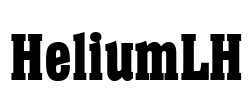 HeliumLH Font Image