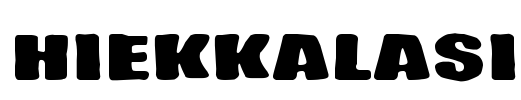 Hiekkalasi Font Image