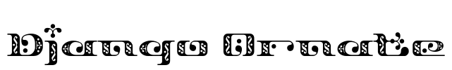 Django Ornate Font Image