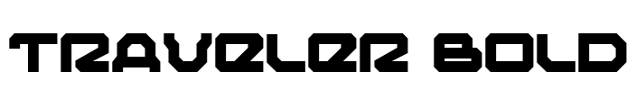 Traveler Bold Font Image
