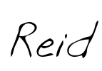 Reid Font Image