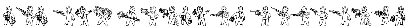 Pip Boy Weapons Dingbats