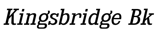 Kingsbridge Bk Font Image
