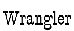 Wrangler Font Image
