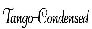 Tango-Condensed Font Image