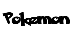 Pokemon Font Image
