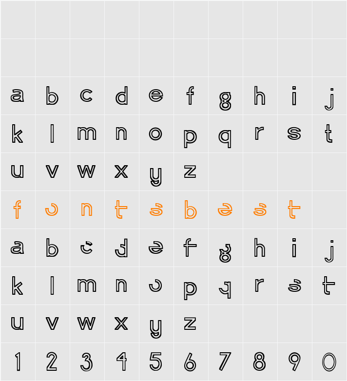 Erasure Character Map