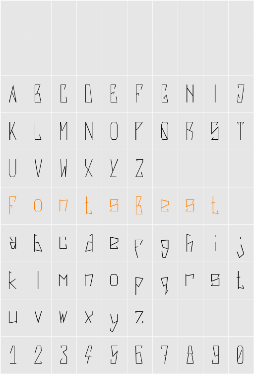 Harsh Character Map